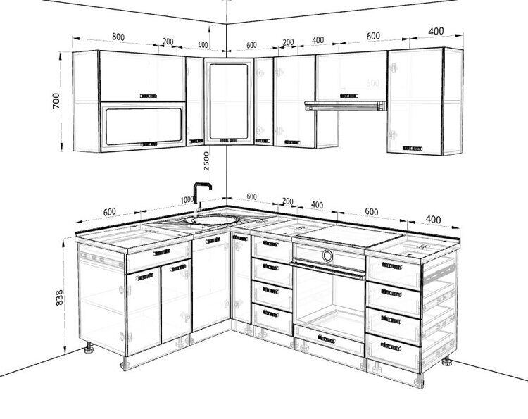 Кухня Шарлотта160х220 см